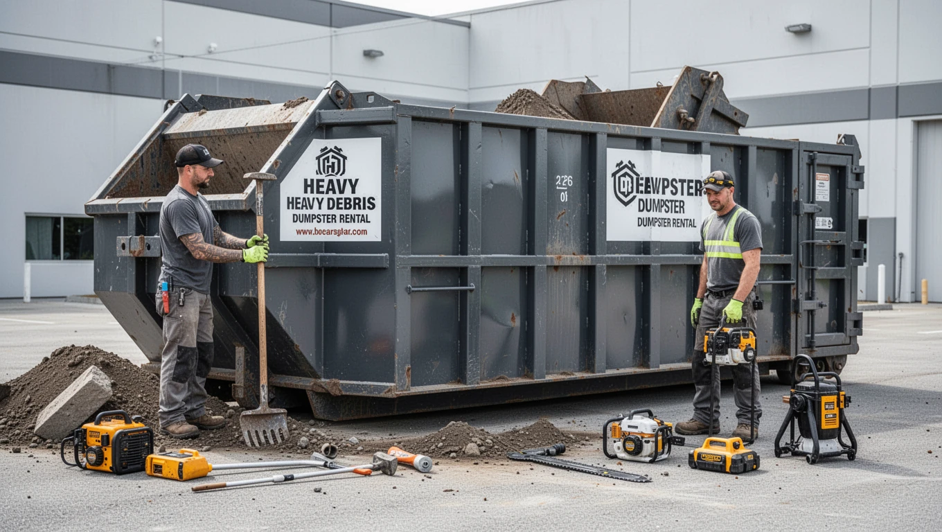 Heavy Debris Dumpster Rental