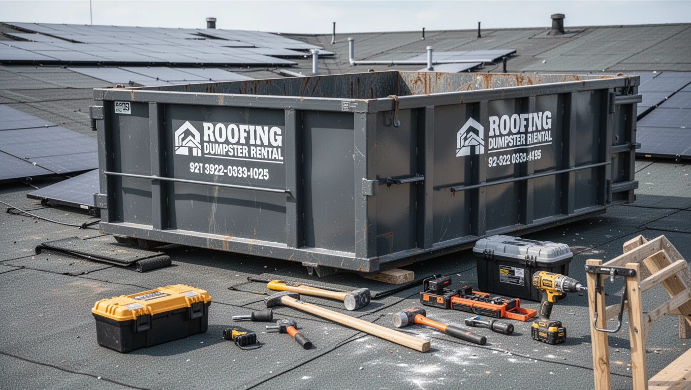 Roofing Dumpster Rental