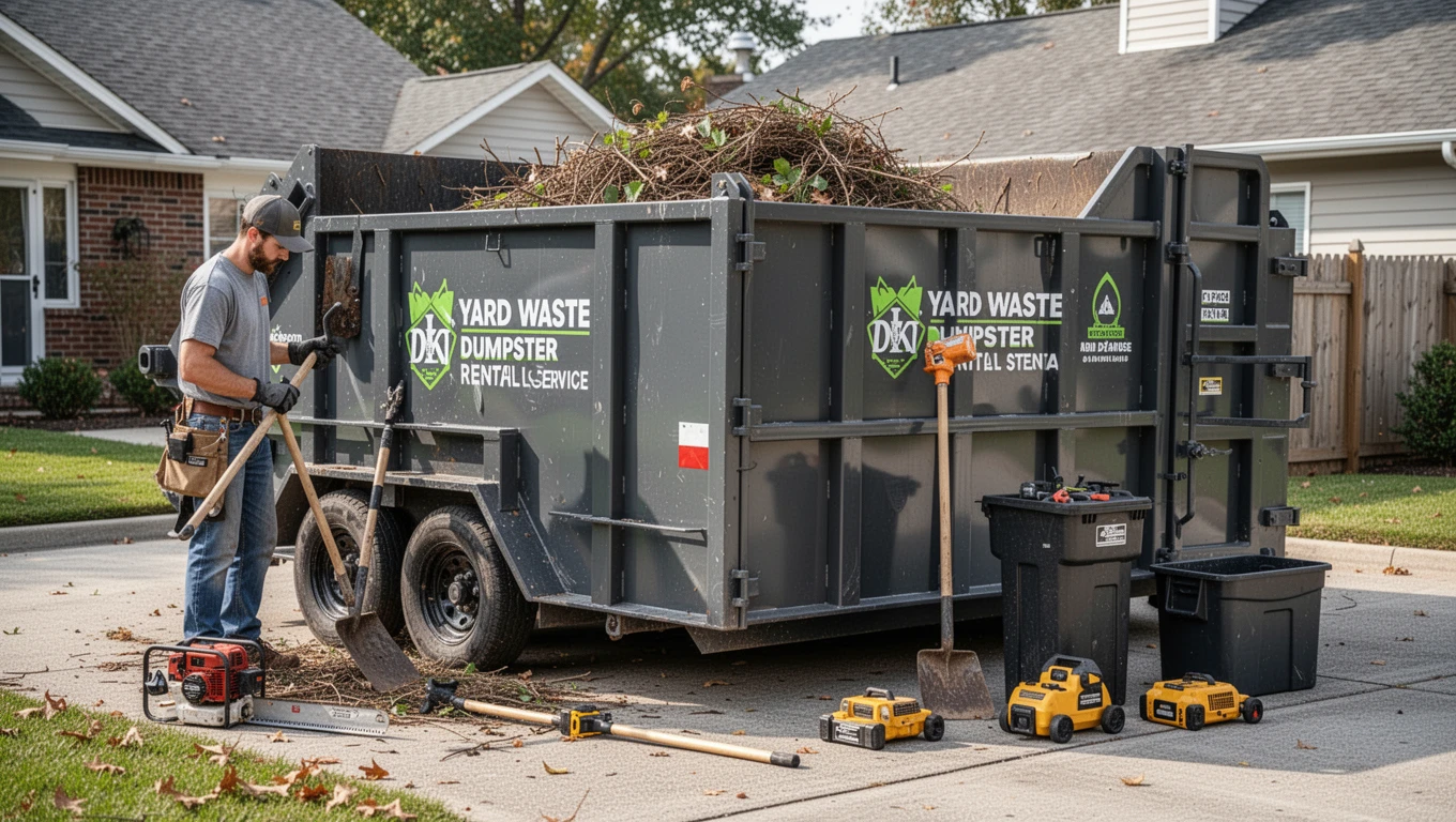 Yard Waste Dumpster Rental