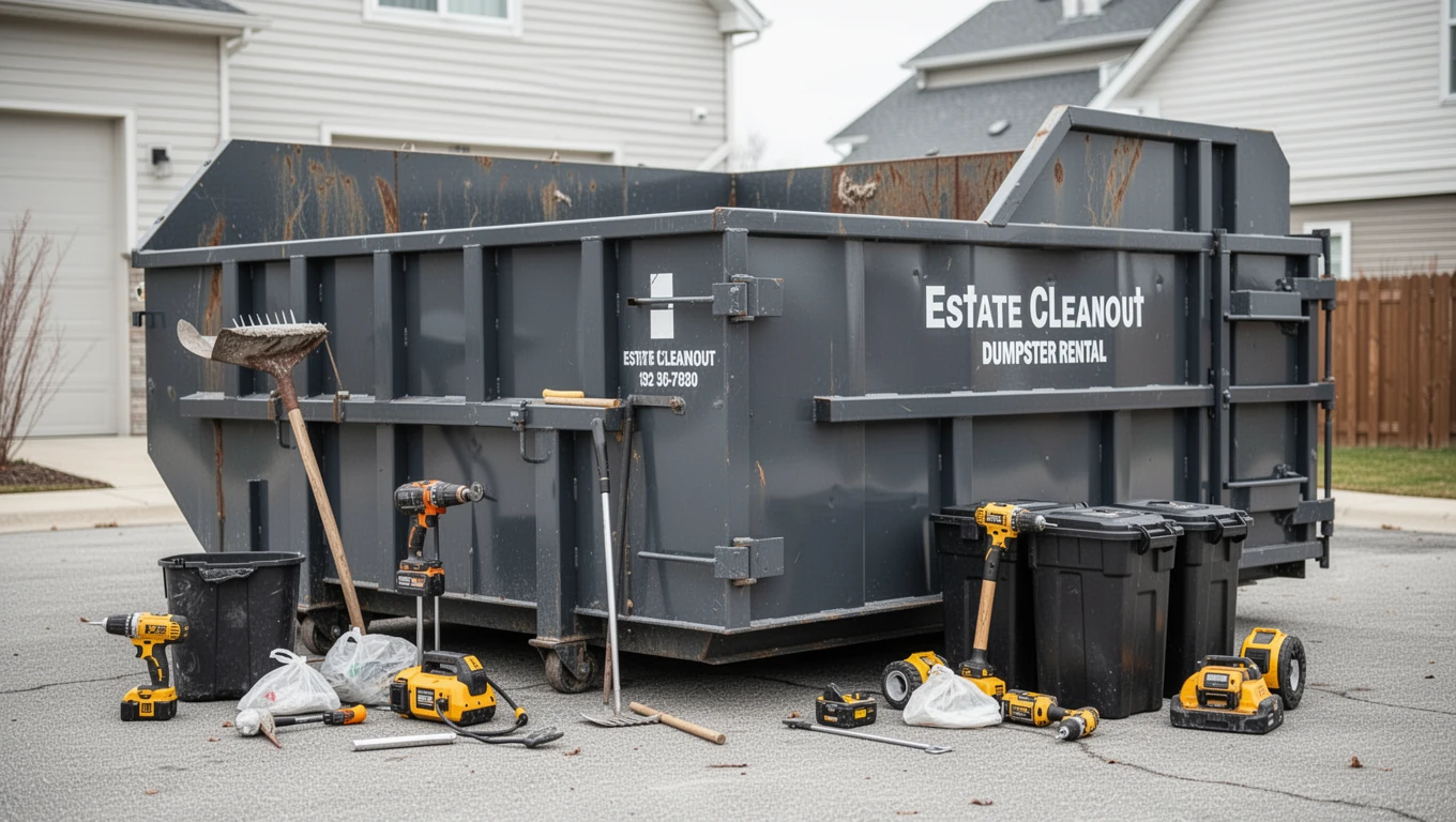 Estate Cleanout Dumpster Rental